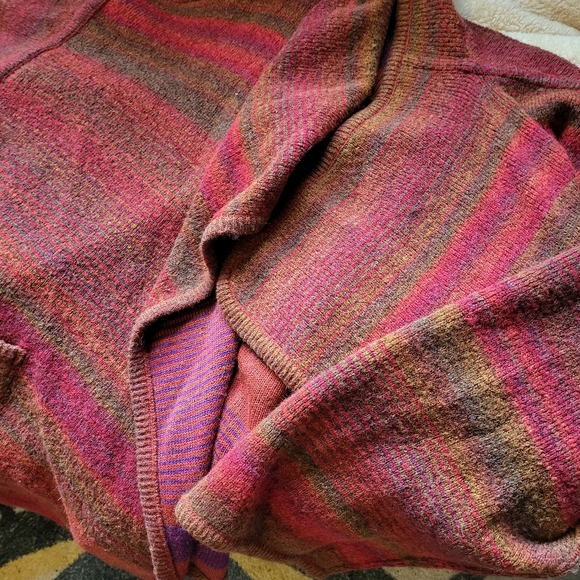 Oversized wool wrap sweater, XXL Bleyle noblesse. REVERSIBLE - Picture 10 of 11